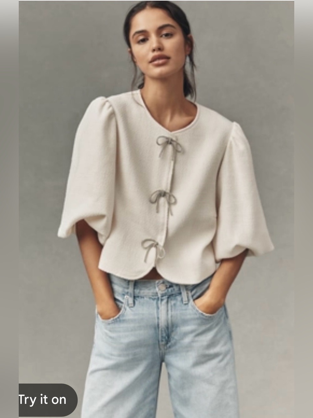 Anthropologie Dolan Puff Sleeve Blazer NWT!